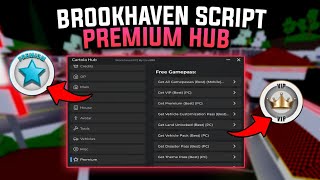 Brookhaven Script Premium Gamepass Cartola Hub Get VIP (Pastebin) | Shife