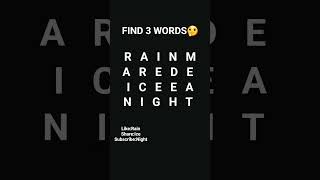 How Many Words Did You Find?