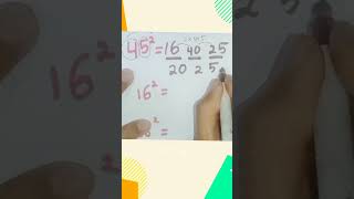 Math Hack: Square Any Number FAST!#SquaringNumbers#MathMadeEasy#LearnMath#MathTips#QuickMath#fyp