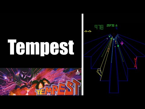 Tempest 1981 - Retro / Classic Arcade Gameplay