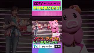 #CDTVライブライブ 見逃し配信📡⚡️本日23:59まで😲⚠️#shorts