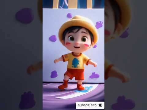 Dino’s Color Mixing Adventure 🎨 | Fun Learning for Kids!  #animation #kidsshorts #cartoon #shortkids