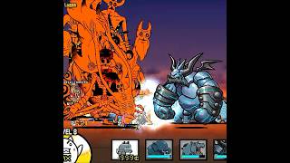 Cyber team vs Red Nekolugas #bcu #shorts #battlecats #privatemerchant #cyber #lugas #nekolugas