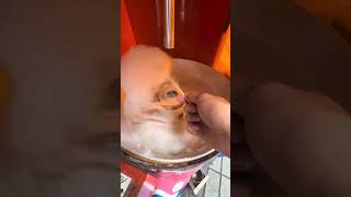 I made cotton candy for 100 yen lol #cranegame #ufocatcher #gamecenter #clawmachine #arcade