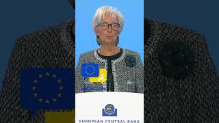 The disinflation process is well on track! #ECB boss #Lagarde #eudebates #shortsvideo #shorts