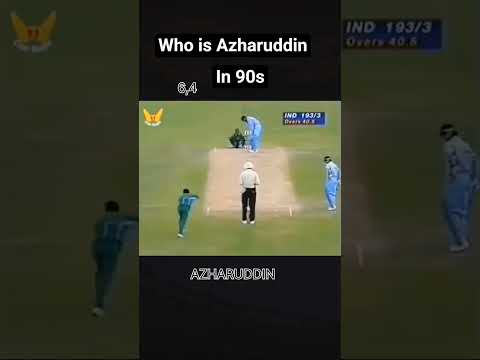 Who is Azharuddin in 90,s cricket #shorts #cricket #viral