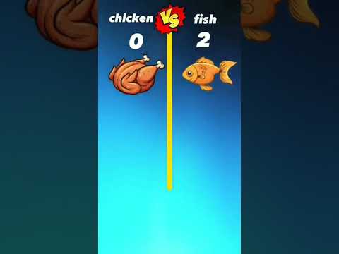 chicken 🐓 vs fish 🍖ll #ytshorts #viral #facts #amazing #factshorts