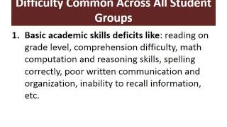 EDCO 350 Student Learning and Behavioral Characteristics