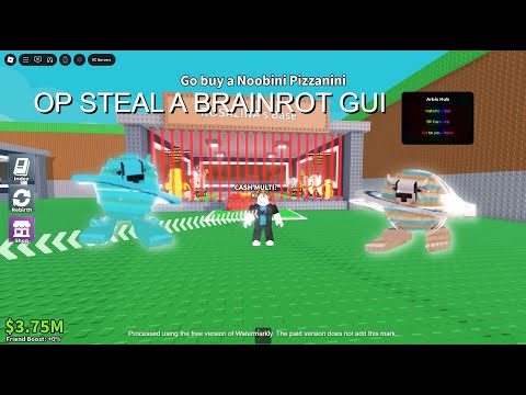 Steal a Brainrot Script | INSTANT STEAL, SPEED BOOST, NOCLIP, Infinite Money, NO KEY ROBLOX GUI 🦈🔥
