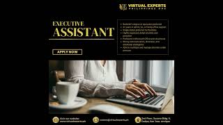 #ExecutiveAssistant #JobOpening #VirtualExpertsPH #SanJoseAntique #BPOCareers #NowHiring