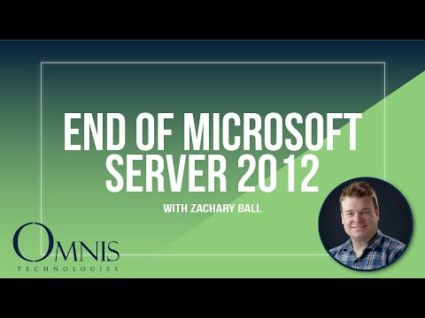 End of Microsoft Server 2012 Final