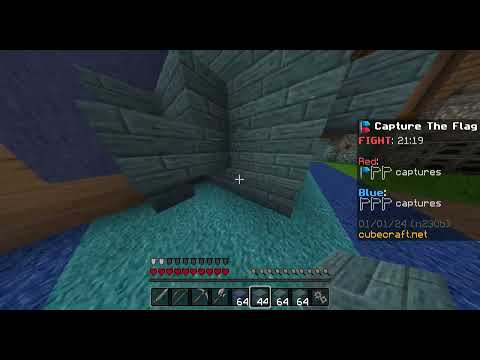 Minecraft red vs. blue