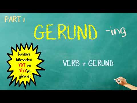 Gerund + Verb Part 1 A-K                  #YKSDİL #YDT #YDS #GERUND #ENGLISH #GRAMMAR #İNGİLİZCE #40