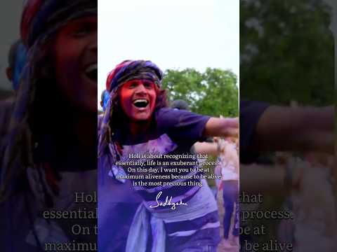 Holi Celebrations - Colors of Devotion! | Rang De | रंग दे | Sounds of Isha