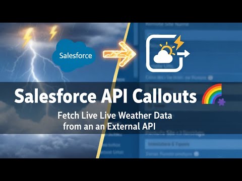 Salesforce API Callouts in 5 Minutes – Fetch Live Weather Data from an External API 🌦️ #api #learn