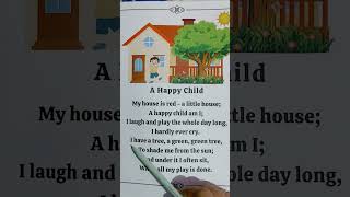 A Happy Child Poem for Kids | Fun Learning Rhymes  #child #happychildren