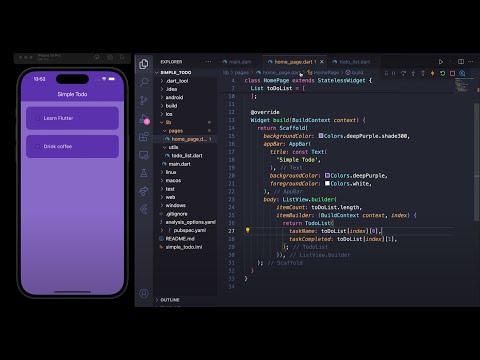 Flutter ToDo App Tutorial for Beginners   Apps From Scratch
