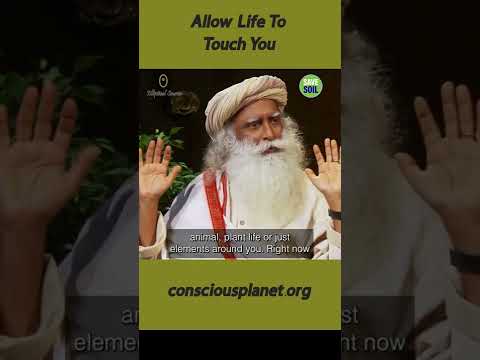 Please Allow Life To Touch You || Don't Live in Your Head - Sadhguru