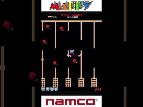 Mappy Bonus Stage Gameplay #mappy #namco #arcade #arcadegames