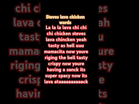 steves lava chicken #spongebob #song #aicover #funny #memes