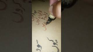 Shikwa jawab e shikwa calligraphy #shikwaallamaiqbal #arabiccalligraphy #shortsyoutube