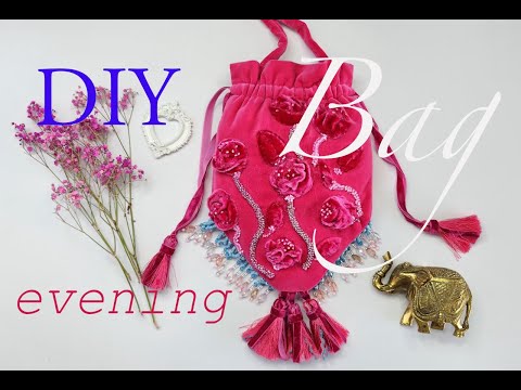 The India-Inspired Handbag DIY: part 3  Velvet, Beaded Fringe  Tassel Elegance  Guide For Everyone