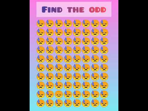 find the odd emoji 😓 in 5 Seconds 🔥#findtheodd#challenge#shorts
