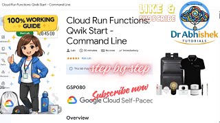 Cloud Run Functions: Qwik Start - Command Line | Step By Step | #GSP080 #qwiklabsarcade2026