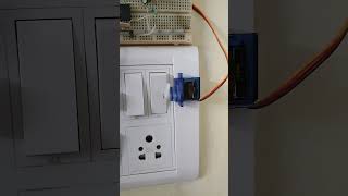 Switch control using servo  #iot #diy #homeautomation