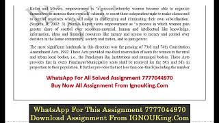 MPA 16 (English Medium) IGNOU Solved Assignment 2023-24 (Exam Session : June 2024, December 2024)