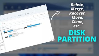 How to make Disk Partition | Delete, Resize, Clone, & Merge | MiniTool Partition Wizard Tutorial