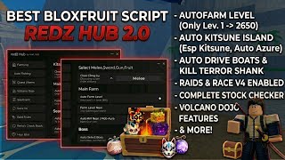 BEST BLOX FRUITS SCRIPT! ⛵ KEYLESS REDZ HUB 2.0 [AUTOFARM, AUTO SEA EVENTS 🌊, AUTO RAIDS & MORE!]😱🔥