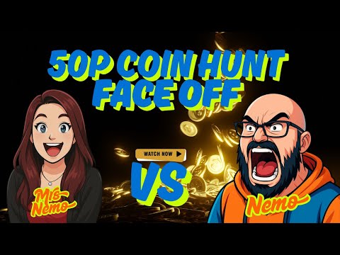 50p Coin Hunt - Nemo Vs Mrs Nemo