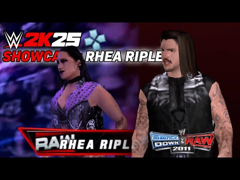 WWE 2K25 PSP: Rhea Ripley Gameplay