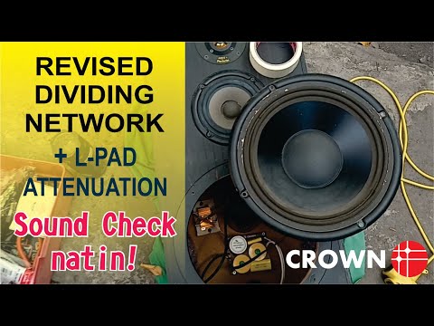 Crown BF160 Speaker Revised Dividing Network and Sound Testing | D10 Vintage Speaker