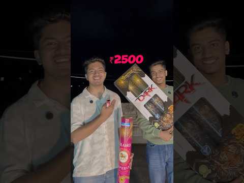 50rs. VS 2500 rs. Skyshot #diwali #skyshot #firecracker #viralvideo