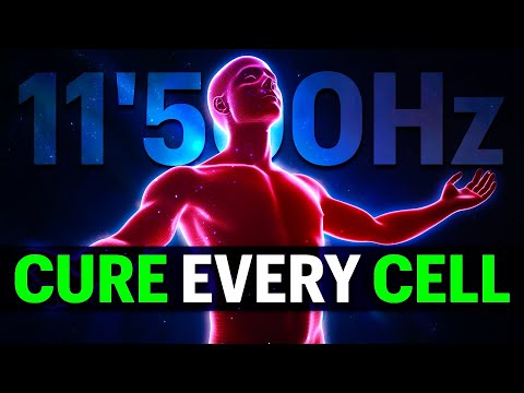 VIBRATE at 11'500Hz 528Hz Frequencies to CURE EVERY CELL in YOUR BODY