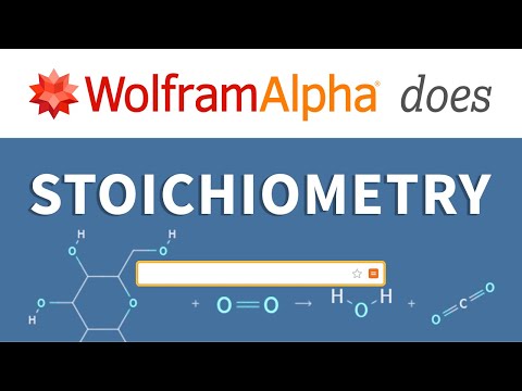 How to Do Stoichiometry with Wolfram|Alpha