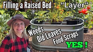 Beginner Raised Bed Garden SAVE $ Fill CHEAP Growing Tomatoes and Vegetables by Layering Flower Pots
