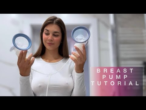 [4K] Double Breastfeeding Pump Tutorial| Electric Breast Pumping Tips