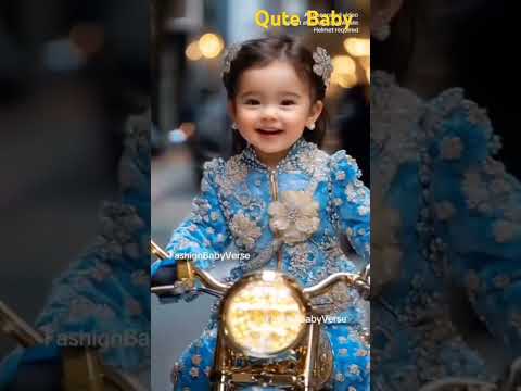 Qute Baby bike driving, #shortsvideo  #trending #punjabi #punjabisong #music