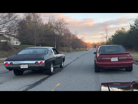 383 Stroker Chevelle Vs 5.0 Foxbody Mustang