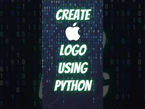 Draw Apple Logo using Python Turtle #shorts #python #pythonturtle #apple   #pythonshorts