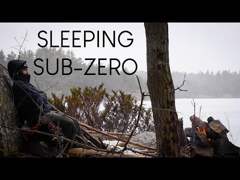 Freezing Solo Camping - Early Spring in Canada