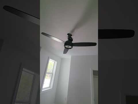 Review of Dayron ceiling fan light combo with remote.  How to fix and program lights speeds, etc.