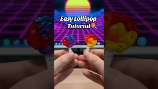 Easy Lollipop Tutorial | Design Credit: MBM Crafts on YT #rainbowloom #tutorial #fyp