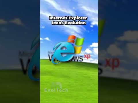 Internet Explorer Icon Evolution (Windows)