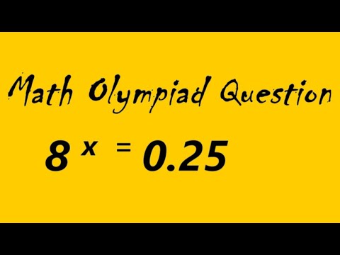 Math olympiad question | A  nice exponential problem | you should know be able to solve this!