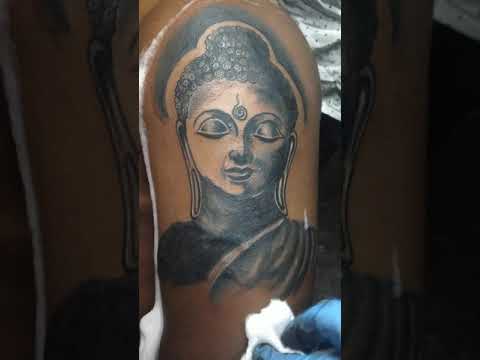 #Buddhatattoowork #tattoo #inked #indiantattooartist #southindiatours #tattoo #positivevibes #becalm