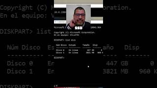 Formatear USB con DISKPART - Paso 1: List Disk  #tutorialeswindows11 #windowsfacil